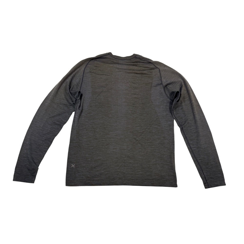 Lululemon Metal Vent Tech Long Sleeve Shirt Mens Gray Heather Workout Top - Picture 3 of 7